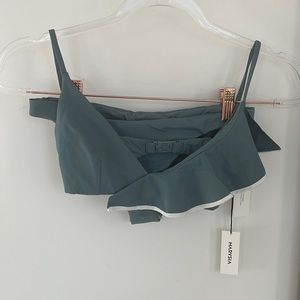 Marysia blue ruffle bikini